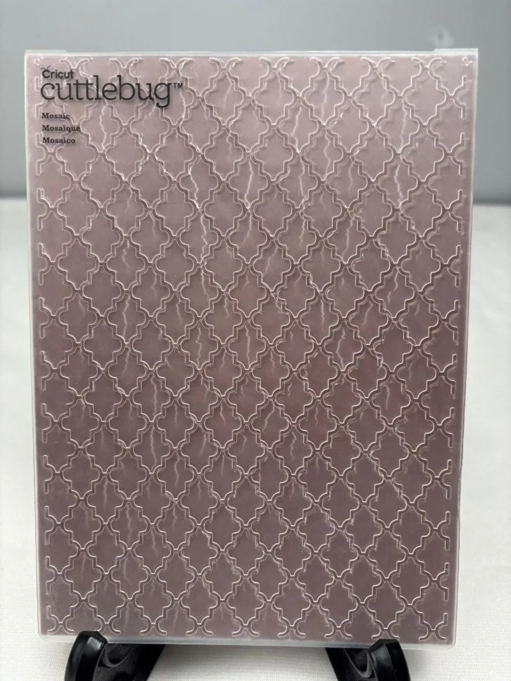 Cricut Cuttlebug Mosaic Embossing Folder DIY Crafts Cardmaking 5x7